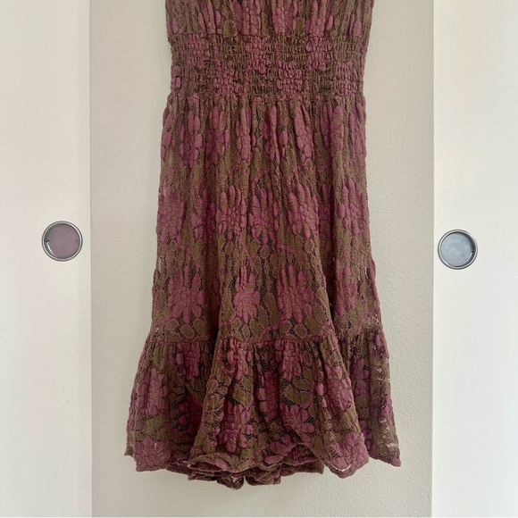 Vintage Lace Floral Dress – Fairycore, Witchy, Cottagecore, Romantic, Y2K - Picture 7 of 11